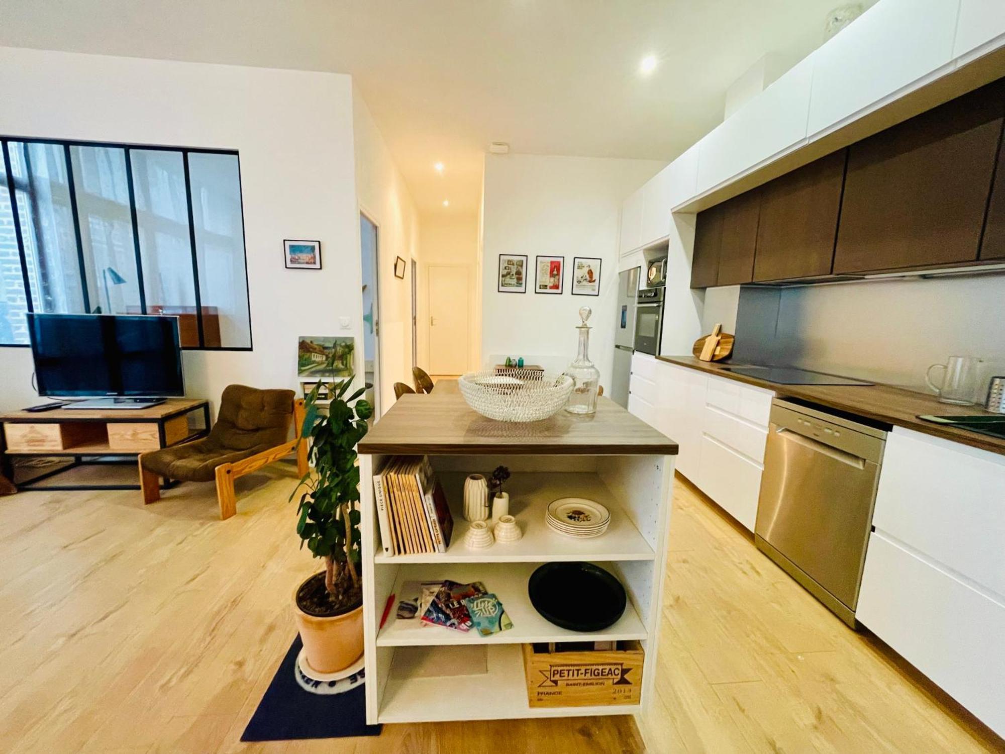 Liberte - Grand Appartement 4 Pers Avec Parking Lille Centre Εξωτερικό φωτογραφία